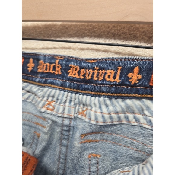 Rock Revival Patti Boot Cut Studs Womens Jeans Staight 28 Low Rise - Picture 16 of 16